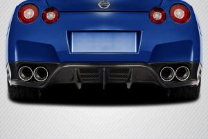 2009-2011 Nissan GT-R R35 Carbon Creations Malve Rear Diffuser - 1 Piece