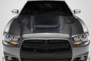 2011-2014 Dodge Charger Carbon Creations Hellcat Redeye Look hood - 1 Piece