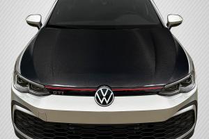 2022-2023 Volkswagen Golf GTI Carbon Creations OEM Look Hood - 1 Piece