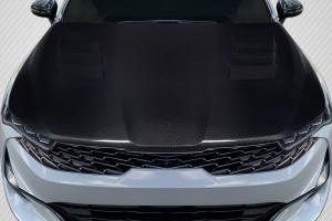 2021-2023 Kia K5 Carbon Creations Vision Hood - 1 Piece