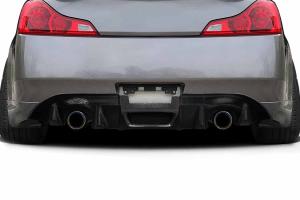 2008-2015 Infiniti G Coupe G37 Q60 Carbon Creations Rega Rear Diffuser - 1 Piece