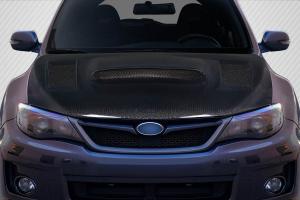 2008-2011 Subaru Impreza 2008-2014 WRX STI Carbon Creations Geo6ix Dritech GT Concept Hood - 1 Piece