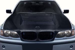 2002-2005 BMW 3 Series E46 4DR Carbon Creations D-1 Hood - 1 Piece