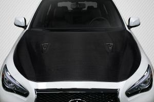 2014-2023 Infiniti Q50 Carbon Creations GTR Look Hood - 1 Piece