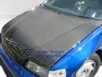 1988-1991 Honda CRX/Civic HB Carbon Creations OEM Style Hood (Carbon Fiber)