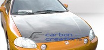 1993-1997 Honda Del Sol Carbon Creations OEM Style Hood (Carbon Fiber)