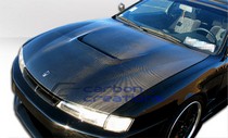 1997-1998 Nissan 240SX Carbon Creations M-1 Sport Hood (Carbon Fiber)