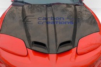 1998-2002 Pontiac Firebird/Trans Am Carbon Creations WS-6 Hood (Carbon Fiber)