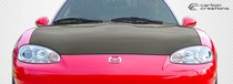 1999-2005 Mazda Miata Carbon Creations OEM Style Hood (Carbon Fiber)