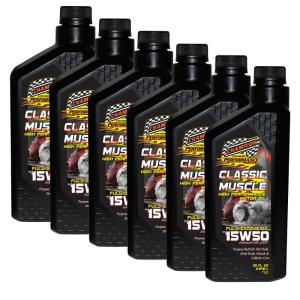 All Vehicles (Universal) Champion 15w-50 Classic & Muscle Full Synthetic Automotive Motor Oil - Quart (Case)