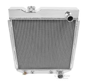 24-24 Model T Truck, 60-65 Ranchero 289ci V8, 64-65 Comet 289ci V8, 65-65 Falcon 3.3 L6, 289ci V8, 65-66 Mustang 289ci V8 Champion Aluminum Radiator - 2 Row