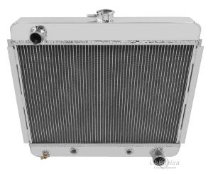 66-67 Nova V8 Conversions, 70-78 B-Series Ram Vans 318, 360, 72-79 D/W Series Pickup 318, 360, 74-74 Challenger 360, 74-79 Ram Charger 318, 360 Champion Aluminum Radiator - 3 Row