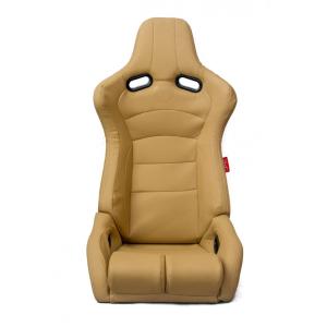 Universal (can work on all vehicles) Cipher Viper Series Seats - All Beige PU Leather with Carbon Fiber PU (Sold in Pairs)