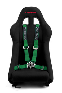 Universal (Can Work on All Vehicles) Cipher Auto 4 Point Racing Harnesses - Green