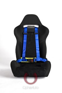 All Vehicles (Universal) Cipher Auto Blue 4 Point Racing Harness Set