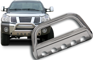 2004-2013 Ford F150 Coast to Coast ProEFX Bull Bar - Polished Stainless Steel