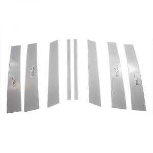 2007-2013 Ford Edge Coast to Coast Pillar Post Covers - Polished Stainless Steel (8-Piece)