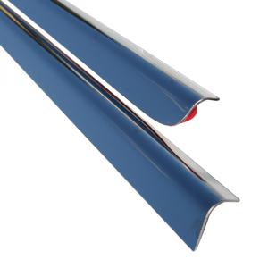 2000-2006 Chevrolet Tahoe, 2000-2006 GMC Yukon, 2002-2006 Cadillac Escalade ESV Coast to Coast Window Sill Trim - Polished Stainless Steel (4 Piece)