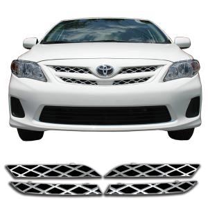 2011-2013 Toyota Corolla Coast to Coast Grille Overlay (4 Piece)