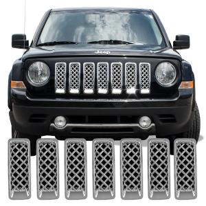 2010-2013 Jeep Patriot Coast to Coast Grille Overlay (7 Piece)