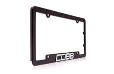 Universal Cobb Tuning COBB License Plate Holder - Cobb Black License Plate Frame