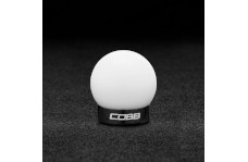 2015-2023 Ford Mustang COBB Tuning - Ford Mustang Shift Knob - White Knob w/ Stealth Black