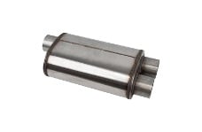 Universal Corsa COR Tuned Muffler - PRO-Series Tuned 304SS Muffler 3.0in Single Inlet / Dual Outlet - 19in OAL
