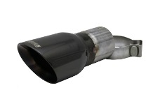Universal Corsa COR Tip Kit - Single Universal 3.0in Inlet / 4.0in Outlet Black PVD Pro-Series