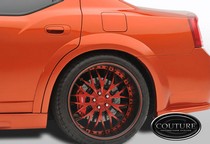 2006-2010 Dodge Charger (Must be used in conjunction with complete wide body kit) Couture Luxe Widebody Fender Flares, Rear (Urethane)