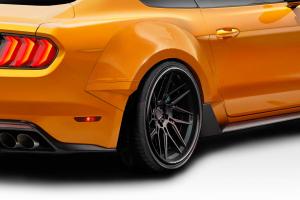 2018-2019 Ford Mustang Couture Grid Wide Body Rear Fender Flares - 4 piece