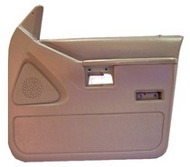 91-94 Ford Explorer (Front Doors Of Four Door Model, Full Power) Coverlay Door Panels - Medium Brown