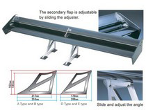 All Vehicles (Universal) Cusco Adjustable GT Wing Type 2 - 1300mm Type A