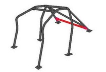 DC5 Integra Type R Cusco Chro-Moly Roll Cage - 2 Passenger, Dash Escape, 8P