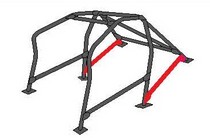 DC5 Integra Cusco Safety 21 Roll Cage - 2 Passenger, Works, Dash Escape, 12P