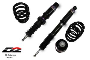 09 Audi S4 (AWD), 09-15 Audi A4 (AWD), B8 D2 Coilovers - RS Series, 36-Way Adjustable