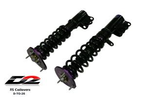 98-02 Chevrolet Prizm, 89-97 Geo Prizm, 88-02 Toyota Corolla D2 Coilovers - RS Series, 36-Way Adjustable