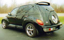 2001-2005 Chrysler PT Cruiser Roof Type, Factory Style DAR Spoiler, ABS Plastic