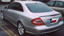 2003-2009 Mercedes CLK55 Lip Type, Factory Style DAR Spoiler, Fiberglass