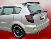 2002-2008 Pontiac Vibe Roof Type, Factory Style DAR Spoiler, Fiberglass