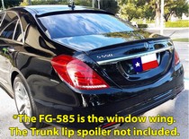 14-UP Mercedes S-Class (Window Type, Factory Style) DAR Spoiler, Fiberglass