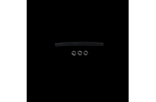 Universal DeatschWerks DW Convoluted Tubing - Convoluted Tubing 150mm Length x 8mm ID Side 1 x 8mm ID Side 2 - Black