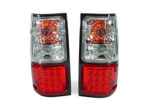 1991-1997 Isuzu Rodeo DEPO Red/Clear LED Tail Lights