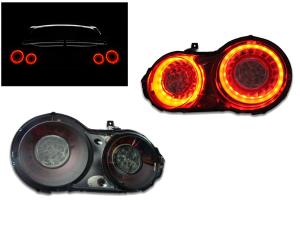 2009-2015 Nissan Gt-R Facelift Style DEPO Black/Smoke LED Tail Lights