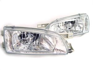 1999-2001 Subaru Impreza Lhd DEPO Crystal Chrome Headlights