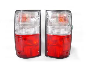 1989-1991 Toyota Pick-Up 2Wd/4Wd DEPO Red/Clear  Rear Tail Lights