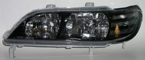 Acura Cl 97-99 DEPO Black Bezel Pair Headlight Assembly