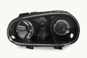 1999-2004 Vw Golf 4 / Gti DEPO E-Code Black Projector Headlights