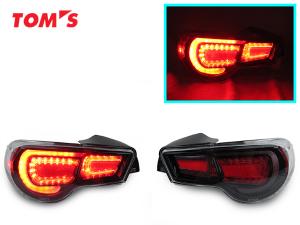 2012-2014 Scion Fr-S, 2012-2014 Brz DEPO Tom'S Rear LED Black / Red Tail Lights