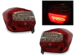 2012-2015 Subaru Xv DEPO Red/Clear LED Tail Lights