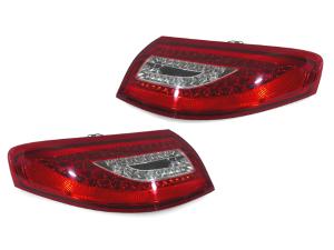 1999-2004 Porsche 911 (996 Chassis) DEPO Red/Clear LED Tail Lights